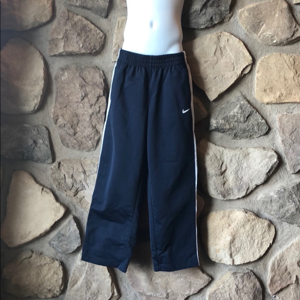 Nwot Nike drifit kids 7 track warm up pants navy
